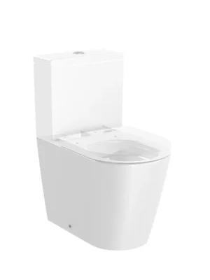 Hete Deal Compact Inspira Round - WC mísa kapotovaná kombi rimless, hluboké splachování, bez nádržky a sedátka (A342529000)