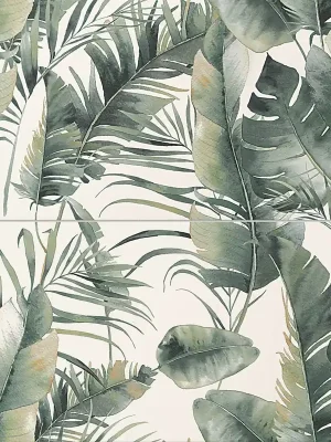Burano dekor green - obkládačka inzerto set 61,8x60,8 (6004473) Značkový