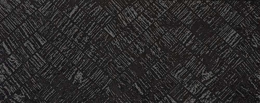 Nu Kopen Modern Basalt black dekor scienny - obkládačka inzerto 29,8x74,8 černá (6004883)