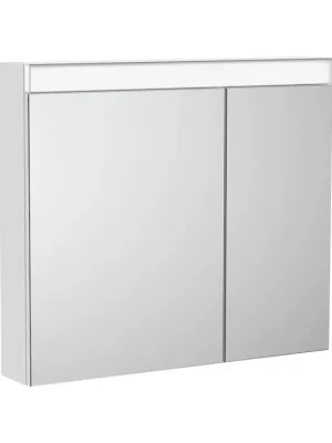Dagaanbieding Eidos - zrcadlová skříňka s integrovaným LED osvětlením a zásuvkou 80x80 cm (A857379472)