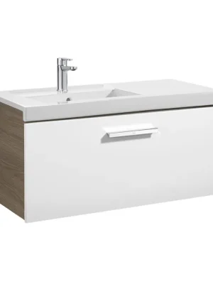 Horká Nabídka Prisma - skříňka pod umyvadla 90 cm, jasan/bílá (A856877322)