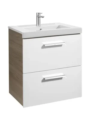Beste Prijs Prisma - skříňka pod umyvadla 60 cm, jasan/bílá (A856881322)