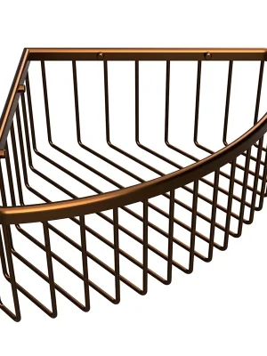 Amber - polička do sprchy rohová, Coffee-Gold mat (155208312) Must-Have