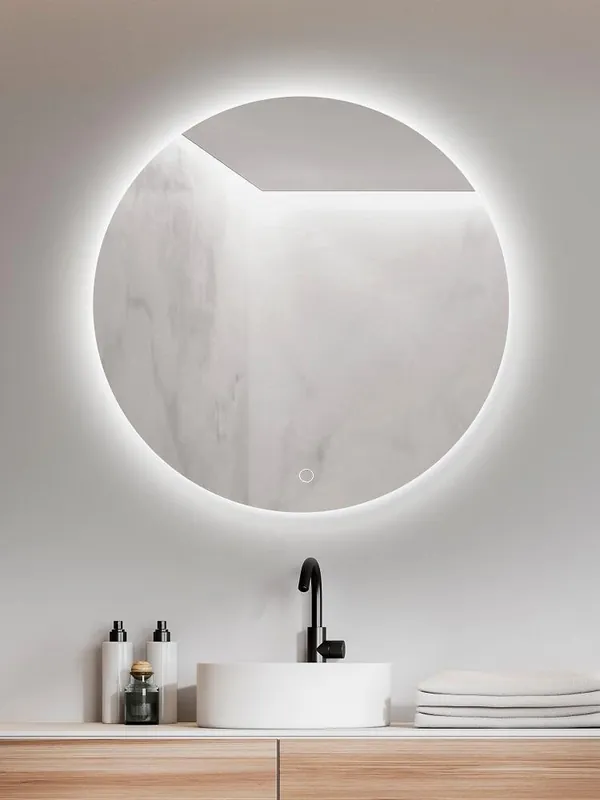 Gereduceerde Prijs Zrcadlo Ambiente Ronde Senzor průměr 60 cm (411-248)