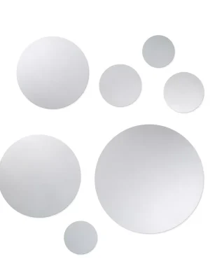 Laatste Versie Zrcadlo Dots - set kruhových zrcadlových dlaždic (909-349)