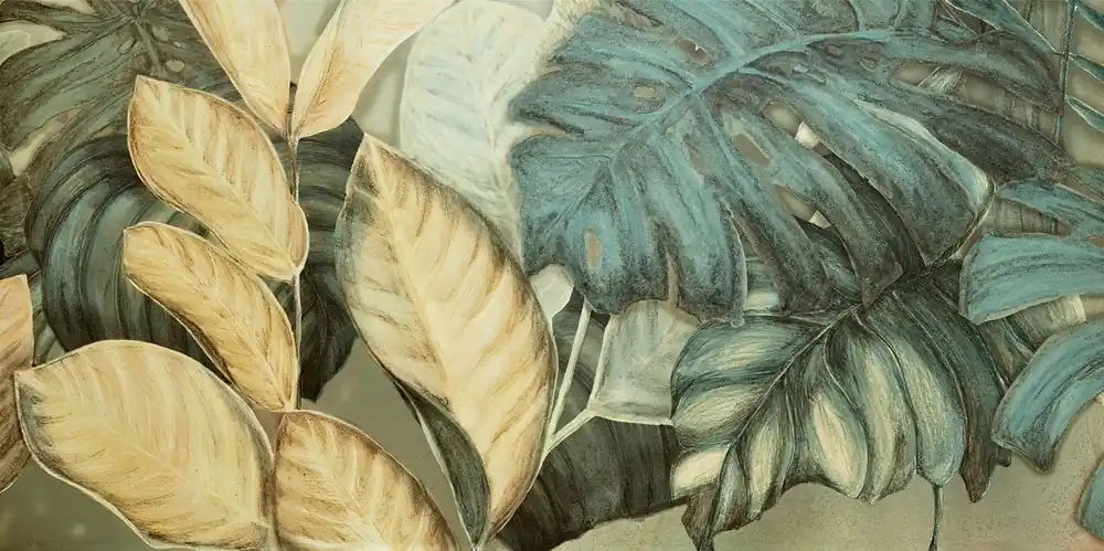 Alabaster Shine elem.1 leaves A - obkládačka inzerto 59,8x119,8 (6004928) Beste Prijs