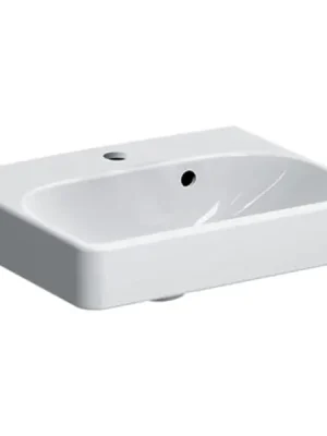 Umývátko Geberit Smyle Square s asymetrickým přepadem 45x36 (500.222.01.1) Premium