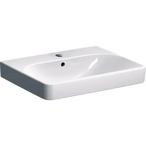 Direct Beschikbaar Umyvadlo Geberit Smyle Square 60x48 (500.229.01.1)