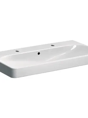 Umyvadlo Geberit Smyle Square, 2 otvory pro baterii 90x48 (500.252.01.1) Hoge Kwaliteit