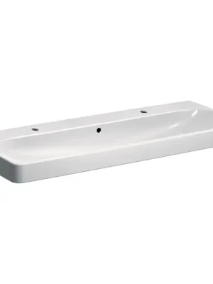 Actieprijs Umyvadlo Geberit Smyle Square, 2 otvory pro baterii 120x48 (500.253.01.1)