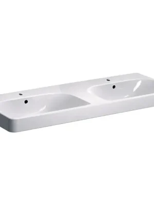 Nejnovější Verze Dvojité umyvadlo Geberit Smyle Square 120x48 (500.223.01.1)