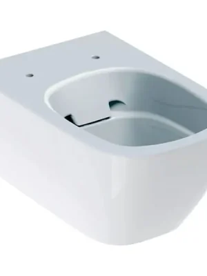 Značkový Závěsné WC s hlubokým splachováním Geberit Smyle Square, Rimfree, bez WC sedátka (500.208.01.1)