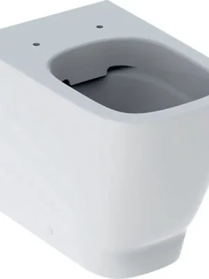 Nejnovější Verze Stojící WC s hlubokým splachováním Geberit Smyle Square, Rimfree, bez WC sedátka (500.840.00.1)