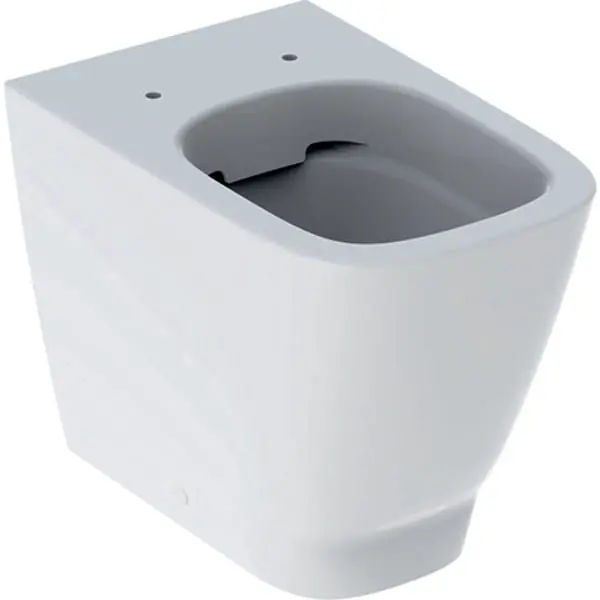 Nejnovější Verze Stojící WC s hlubokým splachováním Geberit Smyle Square, Rimfree, bez WC sedátka (500.840.00.1)