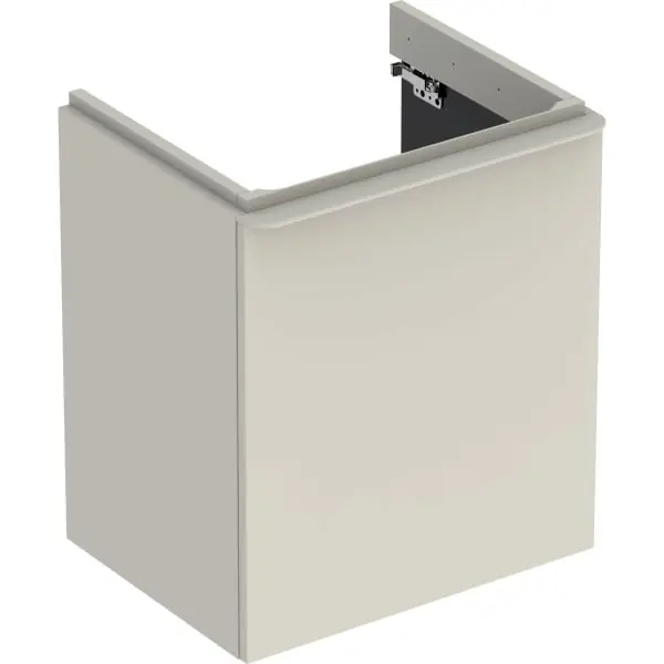 Skříňka pod umyvadlo Geberit Smyle Square 55 cm, 1 dvířka pravá, pískově šedá (500.365.JL.1) Sleva