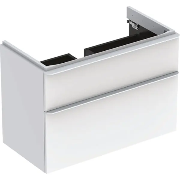 Direct Beschikbaar Skříňka pod umyvadlo Geberit Smyle Square 90 cm, 2 zásuvky, bílá (500.354.00.1)