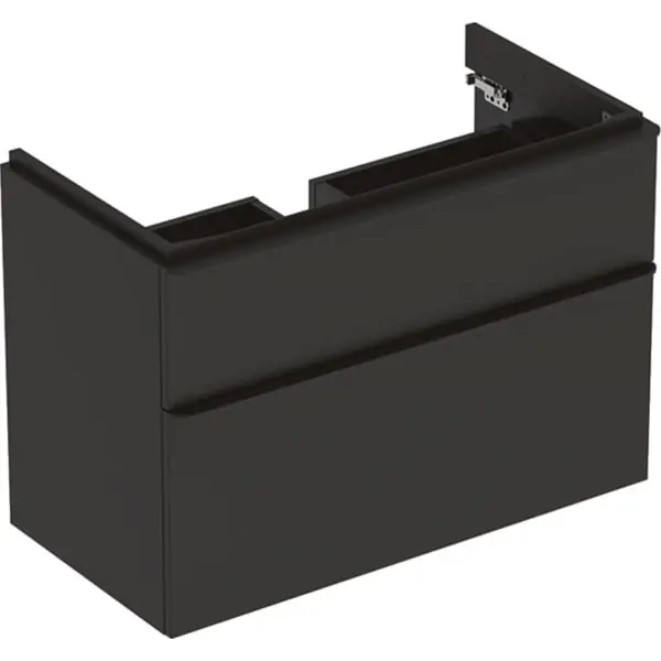 Dokud Zásoby Vydrží Skříňka pod umyvadlo Geberit Smyle Square 90 cm, 2 zásuvky, šedá (500.354.JK.1)