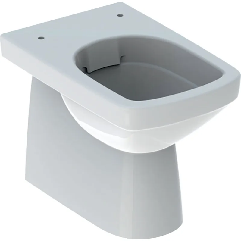 Betrouwbaar Stojící WC Geberit Selnova Square s hlubokým splachováním, vodorovný nebo svislý odpad, Rimfree, bez WC sedátka (500.153.01.1)