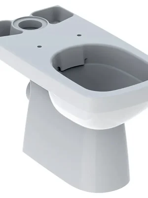 Express Levering Kombi WC Geberit Selnova Square s hlubokým splachováním, vodorovný odpad, Rimfree, bez nádržky a WC sedátka (500.152.01.1)