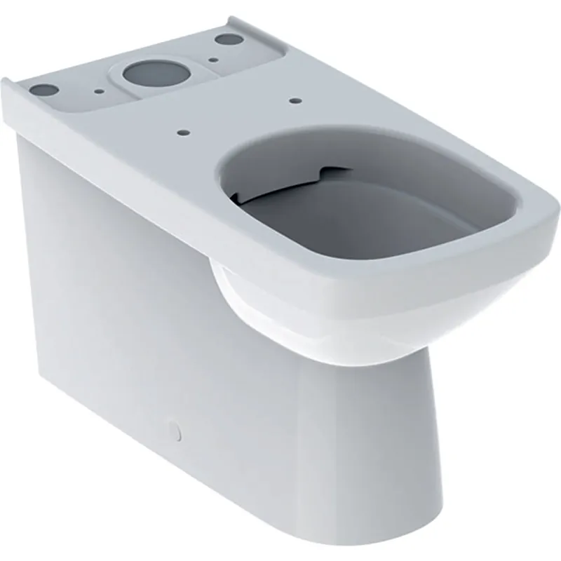 Gecertificeerd Kombi WC Geberit Selnova Square s hlubokým splachováním, vodorovný odpad, Rimfree, bez nádržky a WC sedátka (500.489.01.1)