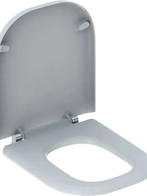 Weekendaanbieding WC sedátko Geberit Selnova Comfort Square, bezbariérový, antibakteriální, upevnění zdola (500.793.01.1)