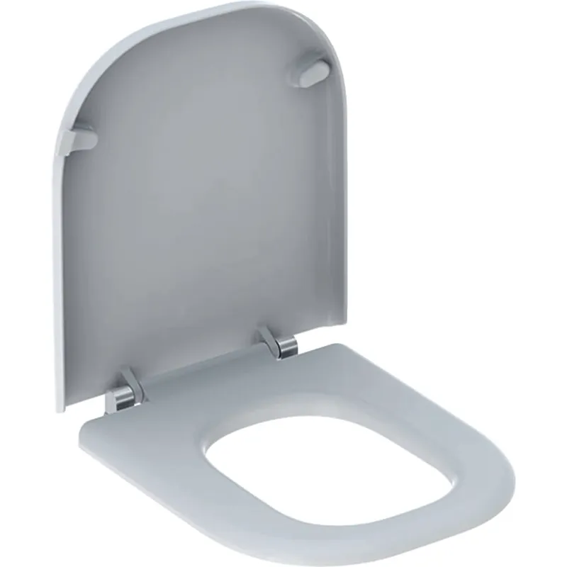 Weekendaanbieding WC sedátko Geberit Selnova Comfort Square, bezbariérový, antibakteriální, upevnění zdola (500.793.01.1)