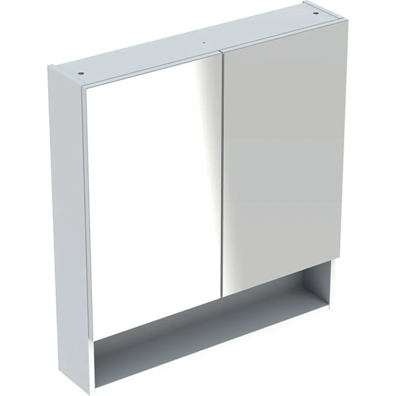 Zrcadlová skříňka Geberit Selnova Square 80x85, 2 dvířka, bílá (501.268.00.1) Aanbieding