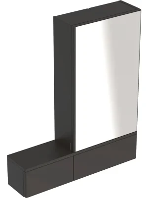 Zrcadlová skříňka Geberit Selnova Square 71x85, 1 dvířka, šedá (501.390.JK.1) Shop Nu