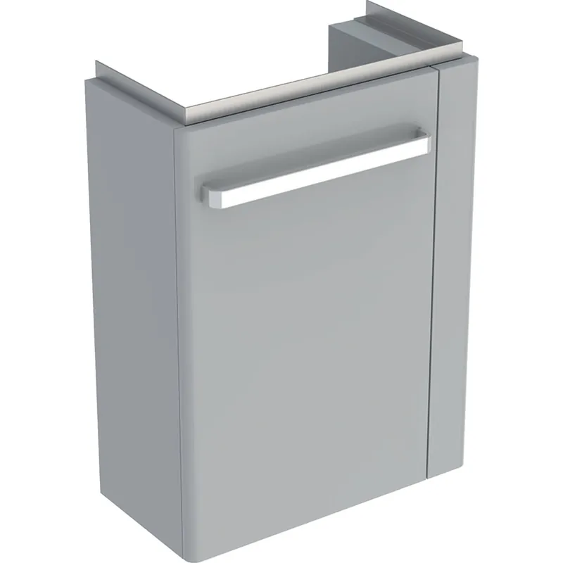 Skříňka pod umývátko Geberit Selnova Compact 45 cm, 1 dvířka levá, šedá (501.497.00.1) Akční Cena