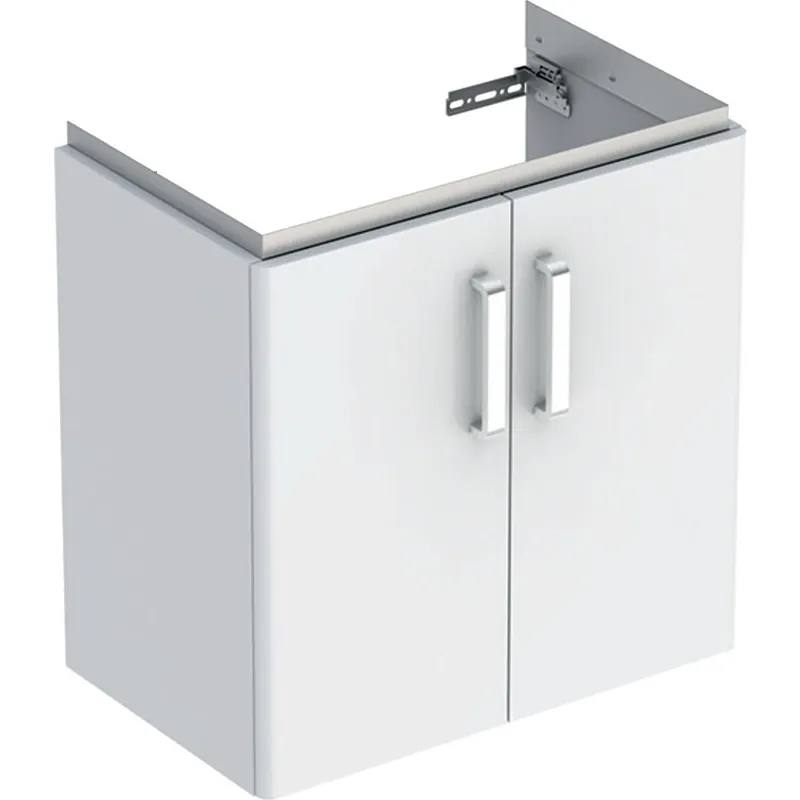 Dokud Zásoby Vydrží Skříňka pod umyvadlo Geberit Selnova Compact 65 cm, 2 dvířka, bílá (501.658.01.1)