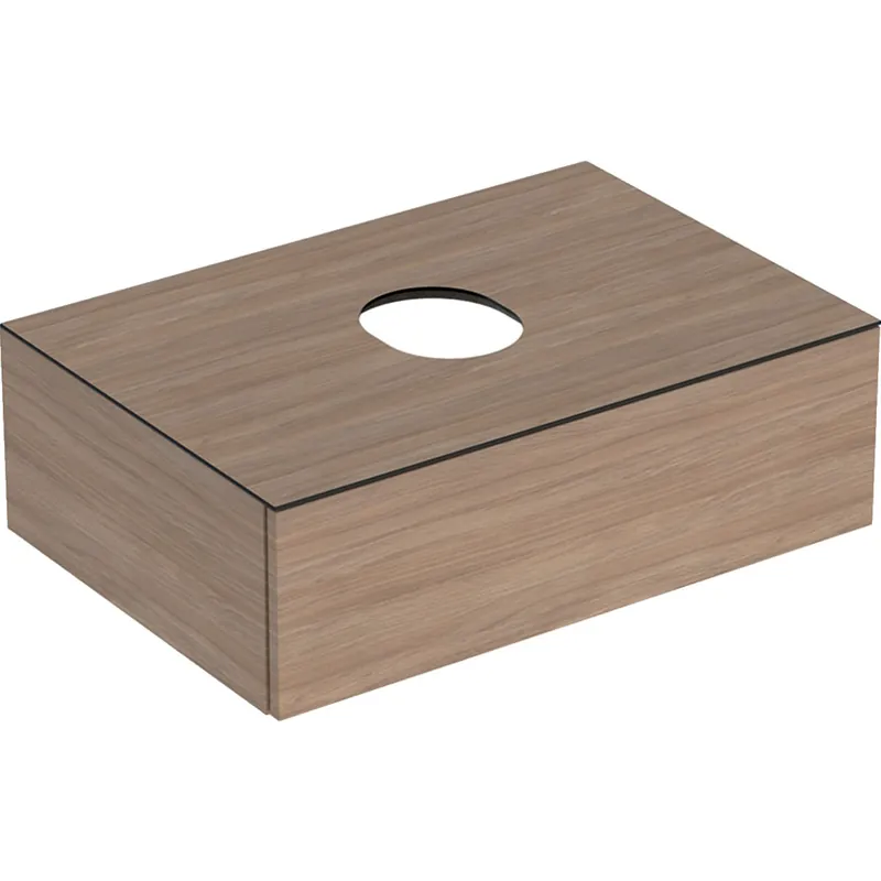 Skříňka pro umyvadlo na desku Geberit VariForm 75 cm, 1 zásuvka, dub (501.163.00.1) Nízká Cena