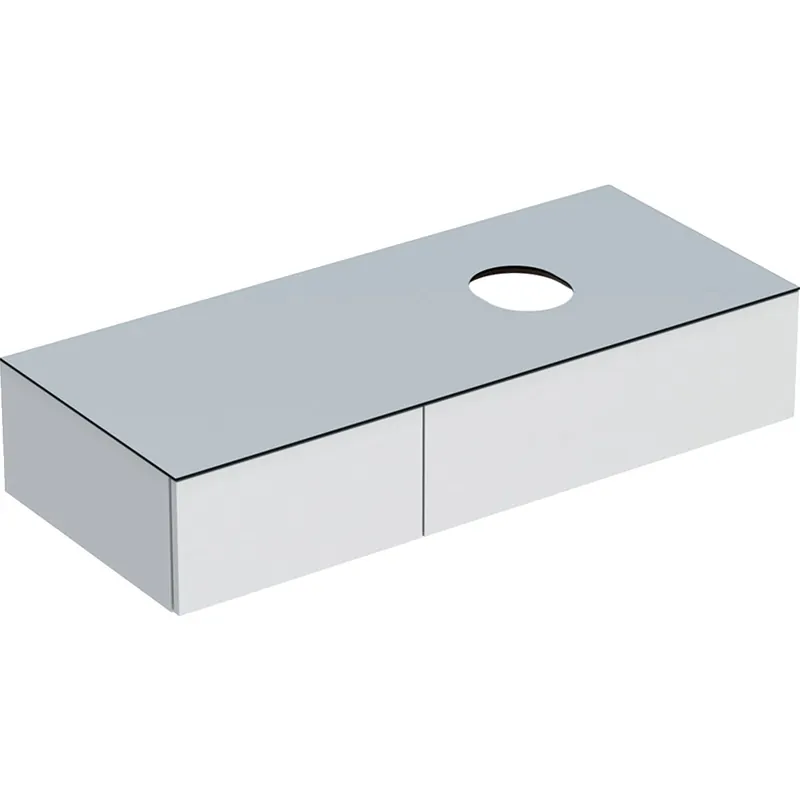 Skříňka pro umyvadlo na desku Geberit VariForm 120 cm, 2 zásuvky, bílá (501.171.00.1) Výprodej