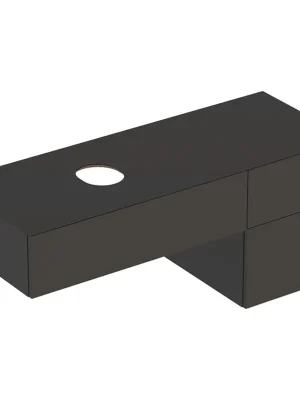 Direct Verzonden Skříňka pro umyvadlo na desku Geberit VariForm 135 cm, 3 zásuvky, šedá (501.190.00.1)