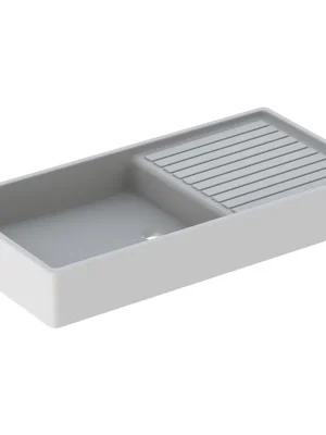 Víceúčelový dřez Geberit Publica 100x50, s odkapávací plochou (500.922.00.1) Koop Vandaag