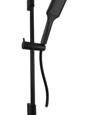 Bezpečná Platba Sprchový komplet, černá, tyč 60 cm, hadice 150 cm (SK2046CMAT)