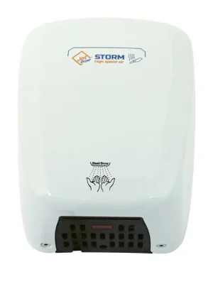 Lage Kosten Jet Dryer Storm - vysoušeč rukou bílý ABS plast (Jet Dryer Storm bílý ABS plast)