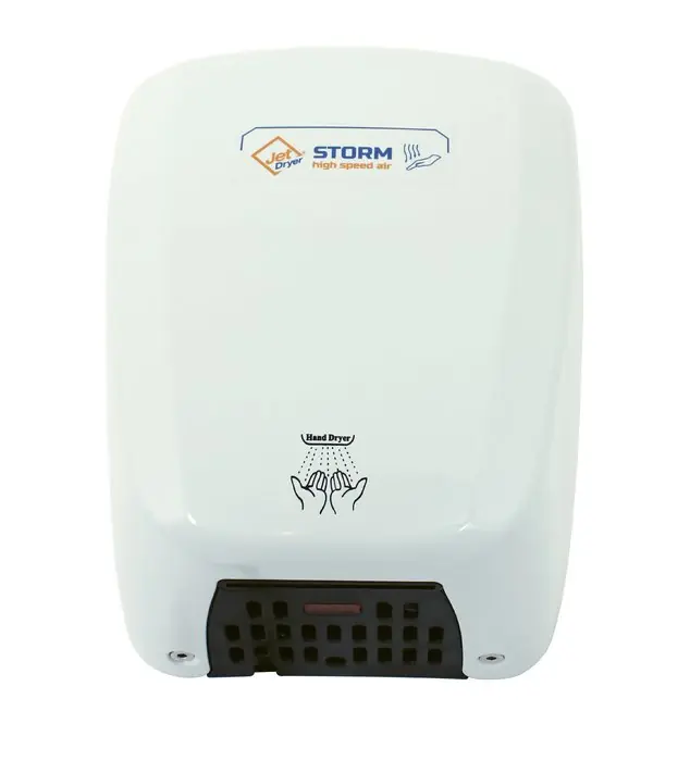 Lage Kosten Jet Dryer Storm - vysoušeč rukou bílý ABS plast (Jet Dryer Storm bílý ABS plast)