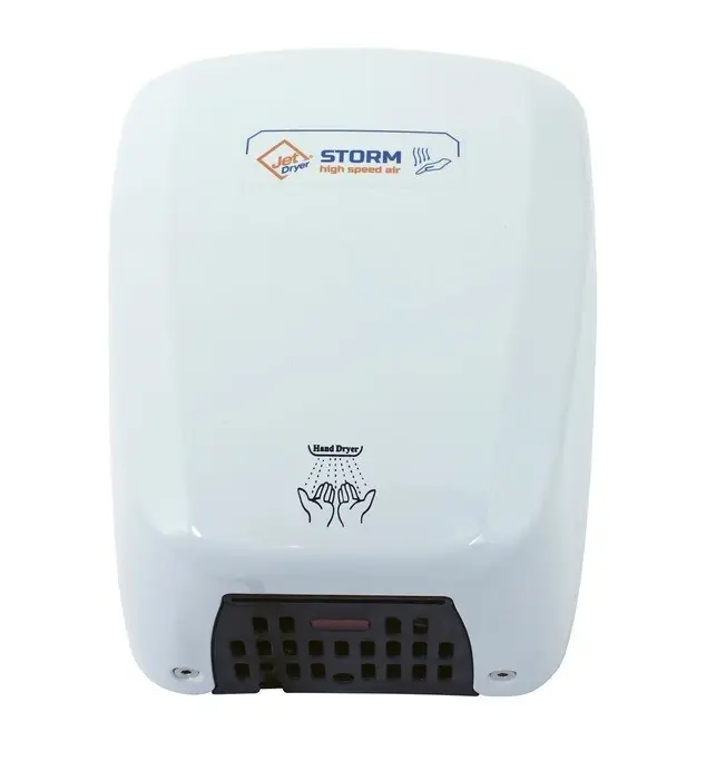 Jet Dryer Storm - vysoušeč rukou bílý kov (Jet Dryer Storm bílý kov) Premium