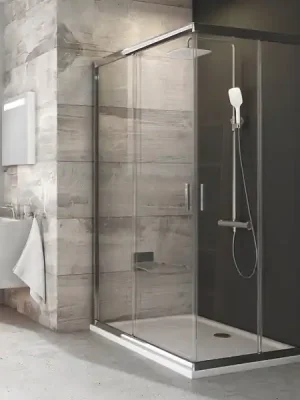 Víkendová Akce BLRV2K 110 kout rohový posuvný 1 DÍL rám lesk/sklo transparent (1XVD0C00Z1)