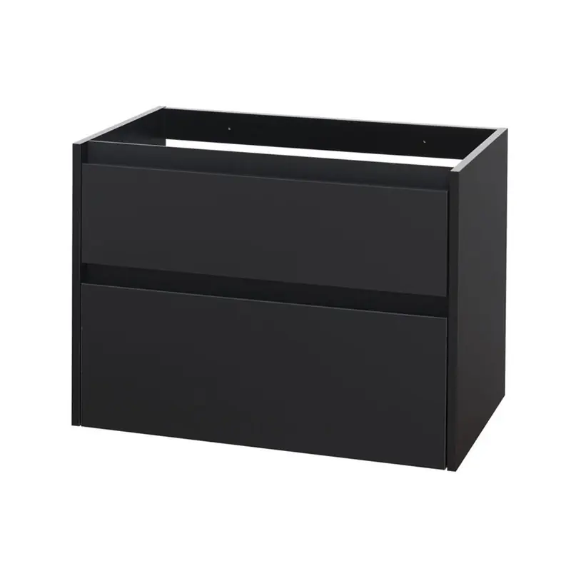 Opto, koupelnová skříňka 81 cm, černá (CN941S) Meest Verkocht