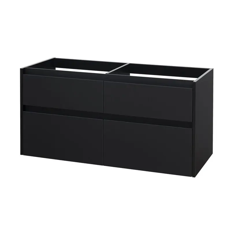Opto, koupelnová skříňka 121 cm, černá (CN943S) Koop Vandaag