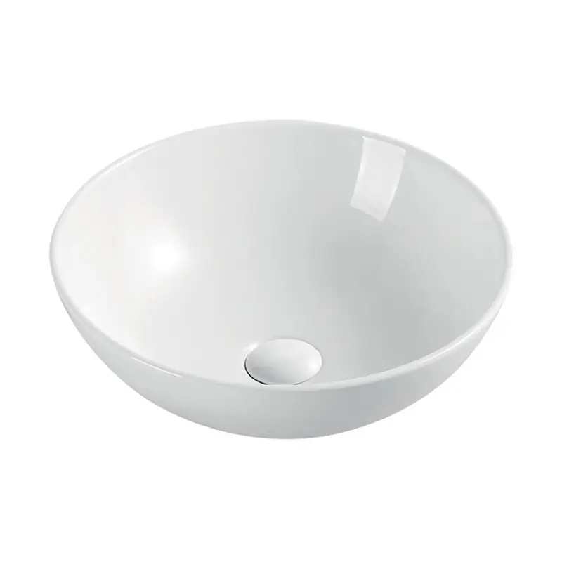 Umyvadlo na desku bez přepadu, 40x40x14,5 cm, kulaté, keramické (UC404015C) Speciale Aanbieding