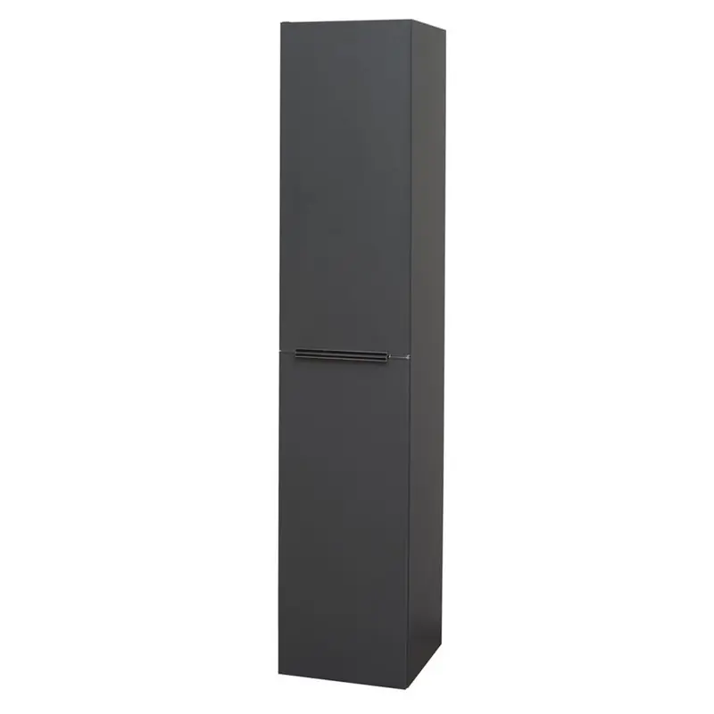 Express Levering Mailo, koupelnová skříňka vysoká 170 cm, antracit, úchytka chrom (CN534LP)