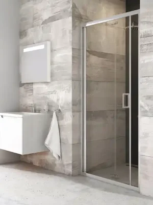BLDZ2 80 dveře zlamovací, rám lesk/sklo transparent (X01H40C00Z1) Exclusieve Akce