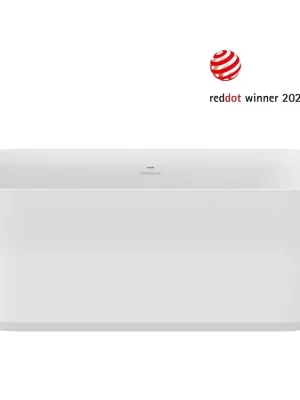 Vana Ypsilon 180x80, volně stojící, bílá, krytka odtoku bílá/černá/chrom (XC00100026) Horká Nabídka