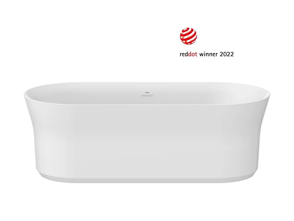 Vana Ypsilon 180x80, volně stojící, bílá, krytka odtoku bílá/černá/chrom (XC00100026) Hete Deal