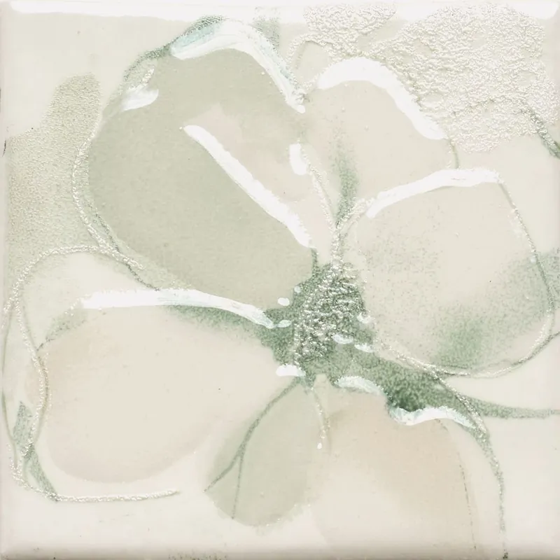 Clay Flower Emerald - obkládačka inzerto 10x10 (00G1D04) Meest Verkocht
