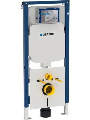 Bezpečná Platba Montážní prvek Geberit Duofix pro závěsné WC, 114 cm, se splachovací nádržkou pod omítku Sigma 8 cm (111.794.00.1)