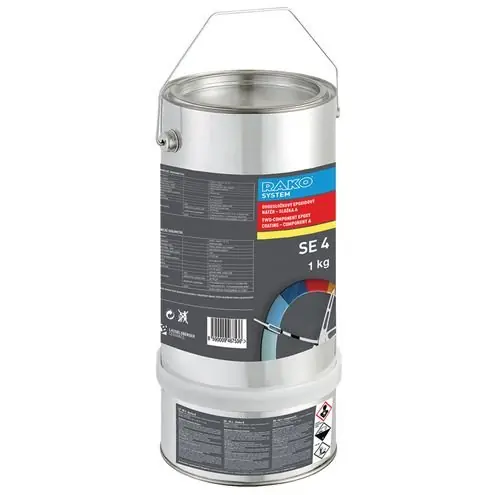 SE4 - reaktivní epoxidový chemicky odolný izolační nátěr, 1 kg (B.SE4.R001) Beperkte Voorraad