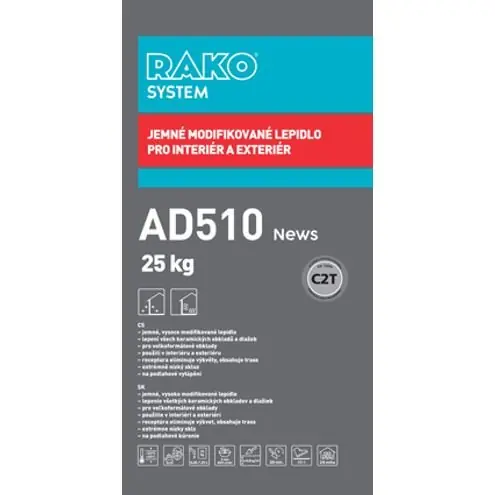 AD510 News (C2T) - mrazuvzdorné modifikované lepidlo, 25 kg (B.AD510.R025) Speciale Aanbieding